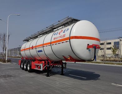 Tonghua  THT9405GRYSY40A Flammable liquid tank transport semi-trailer