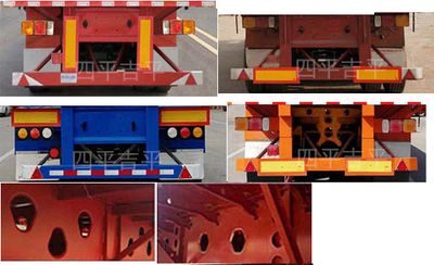 Jiyue  SPC9400TPB Flat transport semi-trailer