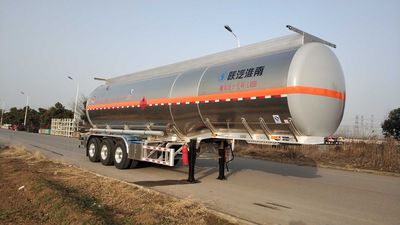 Shaanxi Automobile SHN9400GRYP4451 Aluminum alloy flammable liquid tank transport semi-trailer