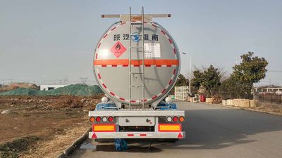 Shaanxi Automobile SHN9400GRYP4451 Aluminum alloy flammable liquid tank transport semi-trailer