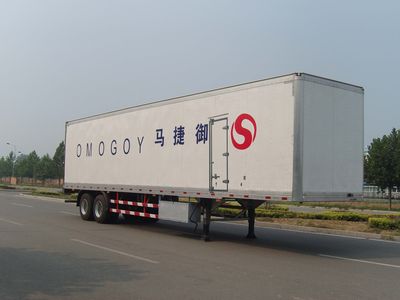 Yujima  YJM9280XXY Aluminum alloy box transport semi-trailer