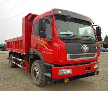 Jiefang Automobile CA3120P2K2E4A80 Flat head diesel dump truck