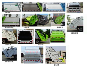 Fengba  STD5071ZYSGF6 Compressed garbage truck