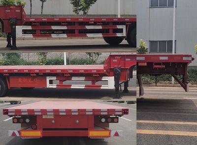 Yanzhao Chunhui  HHC9400TDP Low flatbed semi-trailer