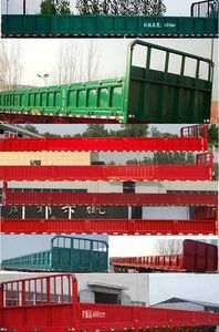 Xinyongcheng brand automobiles YJH9380 Fence semi-trailer