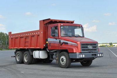 Jiefang Automobile CA3252K2T1A1E Long head diesel dump truck