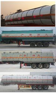 Huayuda  LHY9402GSY Edible oil transportation semi-trailer