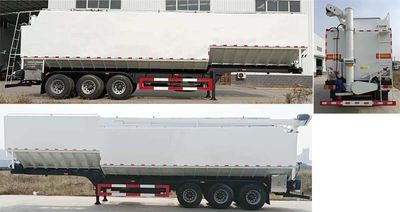 Huatong brand automobiles HCQ9401ZSL Bulk feed transport semi-trailer