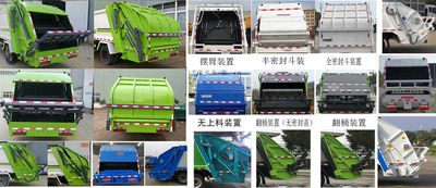 Juchen Ace Car HNY5120ZYSEP6 Compressed garbage truck