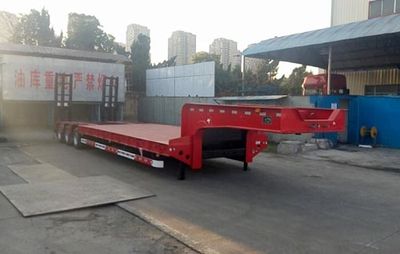 Tonghua  THT9409TDP Low flatbed semi-trailer