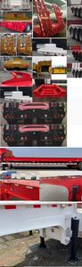 Tonghua  THT9409TDP Low flatbed semi-trailer