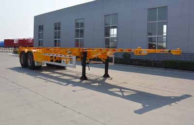 Tianjun Dejin brand automobiles TJV9350TWYH Transport semi-trailer of dangerous goods tank frame