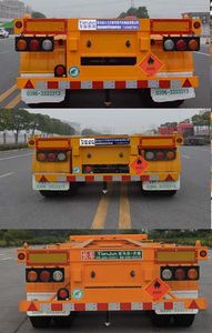 Tianjun Dejin brand automobiles TJV9350TWYH Transport semi-trailer of dangerous goods tank frame