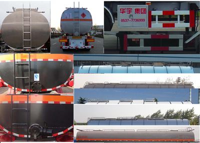 Huayuda  LHY9402GRY Flammable liquid tank transport semi-trailer