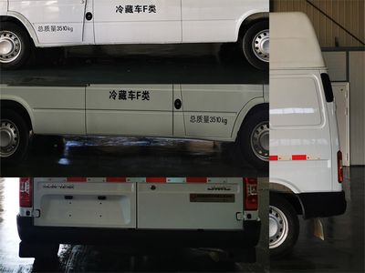 China National Automobile Corporation ZQZ5041XLCJX6 Refrigerated truck