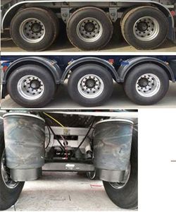 Chuanteng  HBS9403GFL Medium density powder material transportation semi-trailer