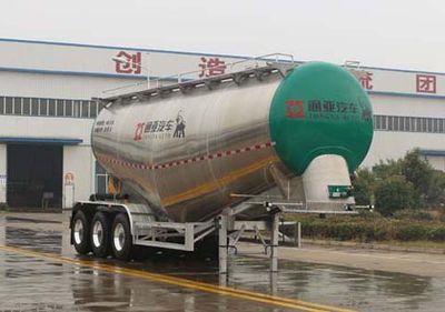 Tongyada  CTY9400GFLTL40 Aluminum alloy medium density powder material transportation semi-trailer