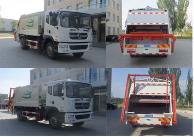 Ningqi brand automobiles HLN5161ZYSE5 Compressed garbage truck