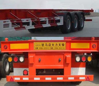 Tianjun Dejin brand automobiles TJV9409TJZE Container transport semi-trailer