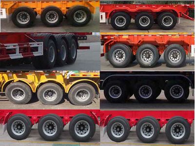 Tianjun Dejin brand automobiles TJV9409TJZE Container transport semi-trailer