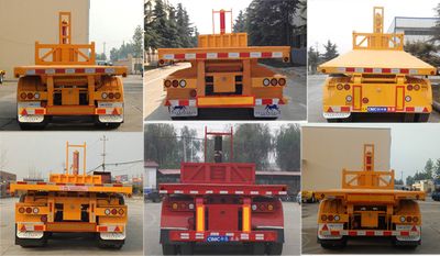 Liangshan Dongyue  CSQ9401ZZXP Flat dump semi-trailer