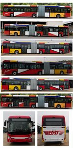 Chinese license plate cars TEG6180BEV02 Pure electric articulated city buses