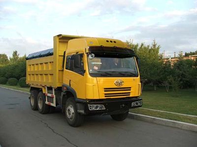 Jiefang Automobile CA3202P2K2T1AE Flat head diesel dump truck