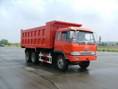 Jiefang Automobile CA3250P1K2T1A Flat head diesel dump truck