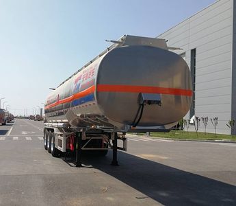 Tianming  TM9404GRYFE2 Aluminum alloy flammable liquid tank transport semi-trailer