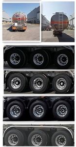 Tianming  TM9404GRYFE2 Aluminum alloy flammable liquid tank transport semi-trailer