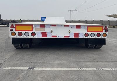 Jiyue  TZZ9381TDP Low flatbed semi-trailer