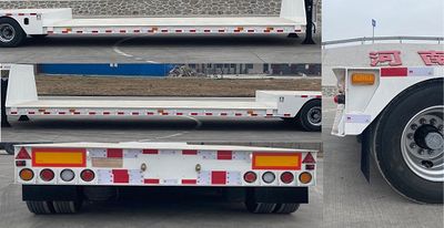 Jiyue  TZZ9381TDP Low flatbed semi-trailer