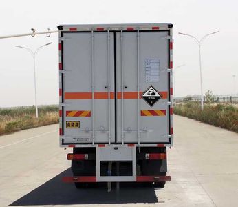 Huatong brand automobiles HCQ5327XFWLZ6 Corrosive goods box transport vehicle