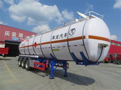 Haifulong  PC9404GRY4 Flammable liquid tank transport semi-trailer