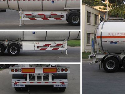 Yutong  YTZ9402GRYD Flammable liquid tank transport semi-trailer