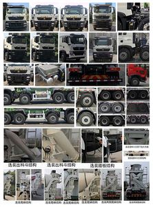 Haowo  ZZ5317GJBN296GF1L Concrete mixing transport vehicle