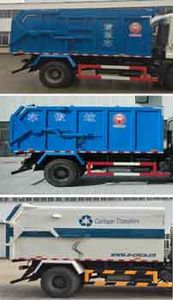 China National Automobile Corporation ZQZ5125ZDJD5 Compressed docking garbage truck