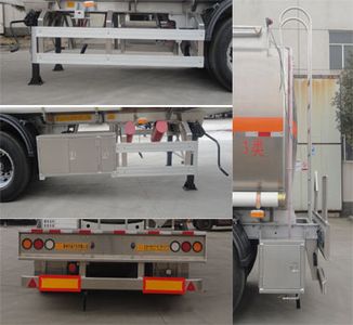 Xingyang  XYZ9409GYYA Aluminum alloy oil transport semi-trailer