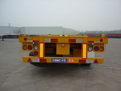 CIMC ZJV9370TJZQD Container transport semi-trailer