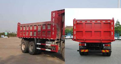 Jiefang Automobile CA3250P2K2L5T1E4A80 Flat head diesel dump truck