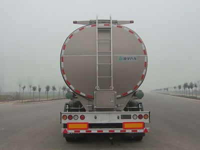 Lingyu  CLY9406GSYA Aluminum alloy edible oil transportation semi-trailer