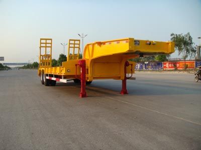 CIMC ZJV9350TDPHJB Low flatbed semi-trailer