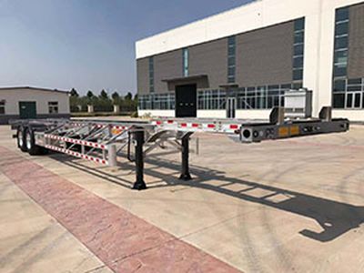 Xinneng Kungang  ZBR9350TJZ Aluminum alloy container transport semi-trailer