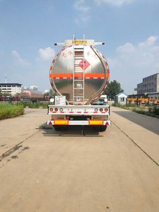 Kaiser ZGH9400GRY Aluminum alloy flammable liquid tank transport semi-trailer