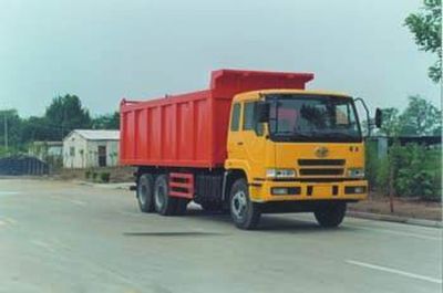 Jiefang Automobile CA3250P2K2T1A80 Flat head diesel dump truck