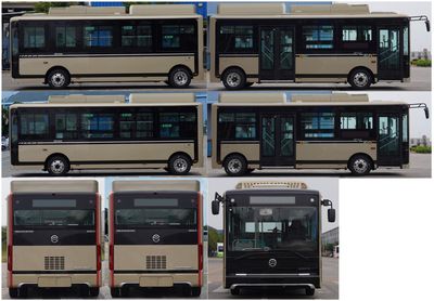 Jinlv  XML6705JEVY0C Pure electric low floor city buses