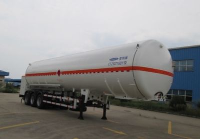 Chart  CTZ9371GDY Low temperature liquid transport semi-trailer