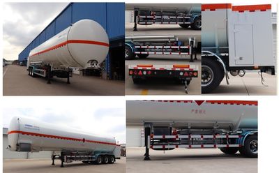 Chart  CTZ9371GDY Low temperature liquid transport semi-trailer