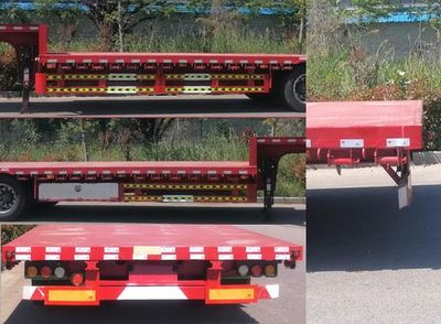 Aotong  LAT9407TDP Low flatbed semi-trailer