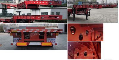 Aotong  LAT9407TDP Low flatbed semi-trailer